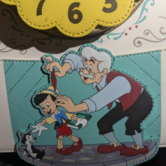Loungefly Disney WC Pinocchio Cuckoo Clock Figural Mini Backpack NWT - Picture 8 of 11